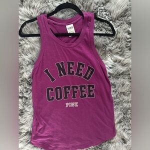 PINK Razor Back Tank Top